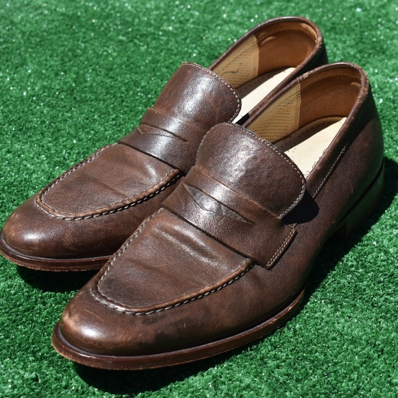 Cole Haan - Brown Leather Loafers NikeAir Size 9